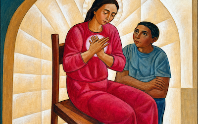 María ante los pobres