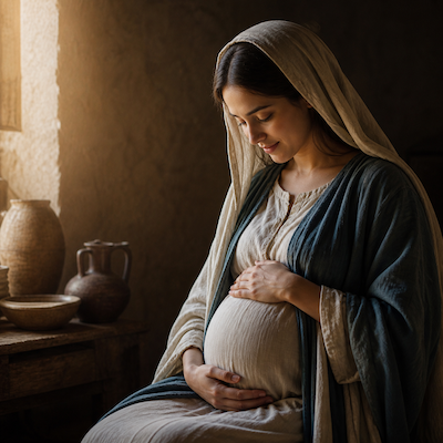 ...y la Iglesia existía ya en María. «Prototipo» de la Iglesia.