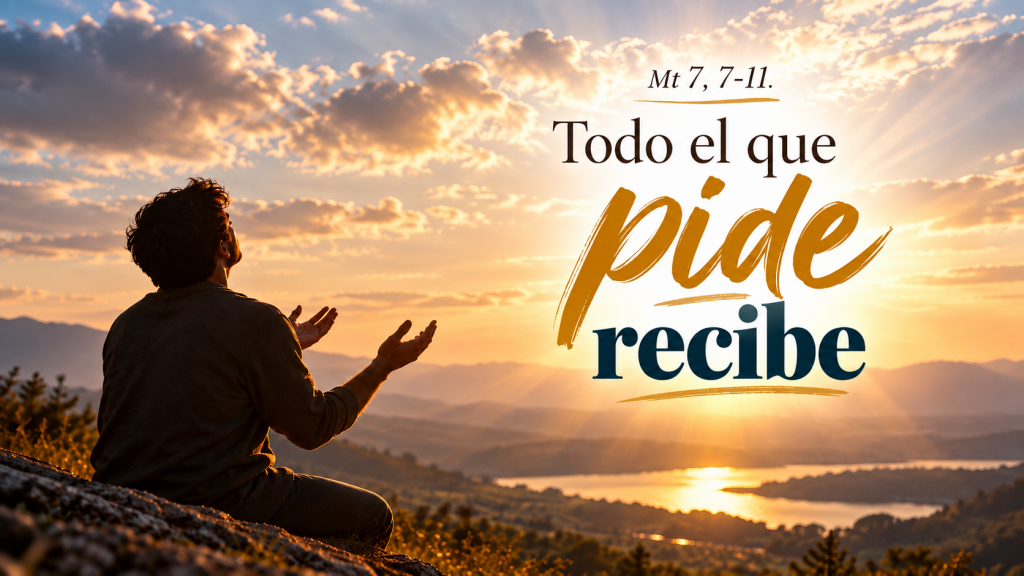 Todo el que pide recibe