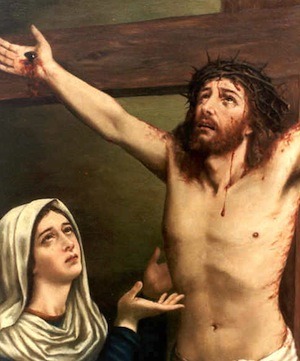 La Vírgen María junto a la cruz del Señor