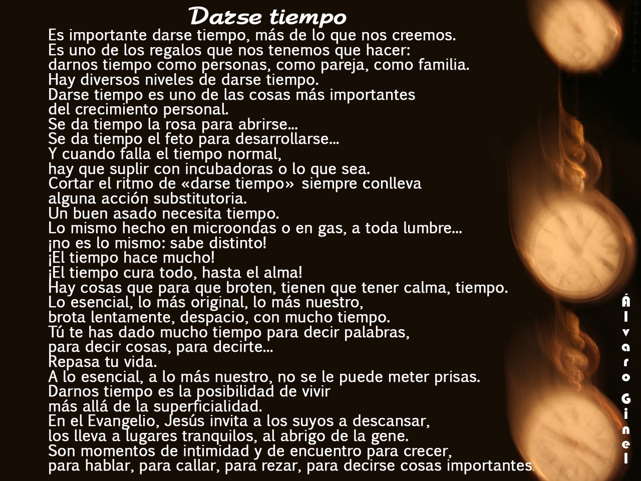 Darse tiempo