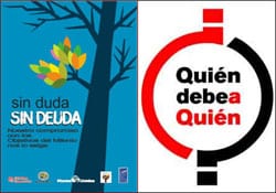 La campaña ’Sin duda sin deuda’ entrega en el congreso más de 50.000 firmas a favor de la condonación de la deuda.