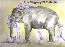 elefante y ciegos