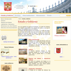 Estado de la ciudad del Vaticano lanza nuevo sitio web en cinco lenguas.